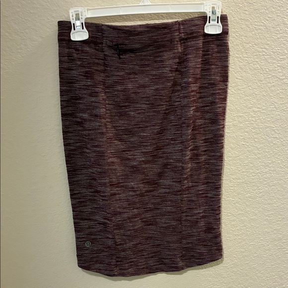 Lululemon Athletica Burgundy Pencil Skirt - Picture 4 of 6